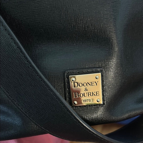 Dooney & Bourke Black Leather Bag - Picture 4 of 6